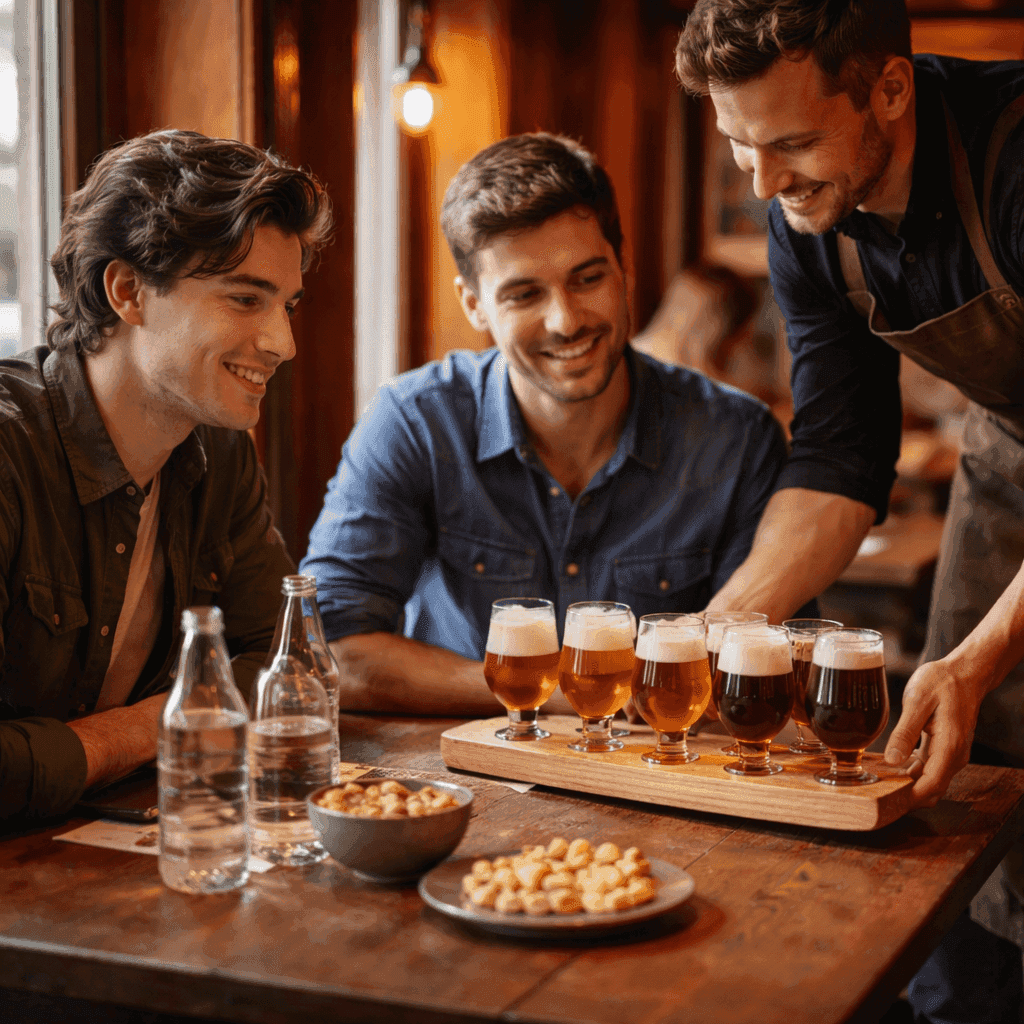 Rustig café-interieur op een doordeweekse avond